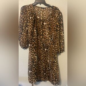 Express Animal Print Blouse.